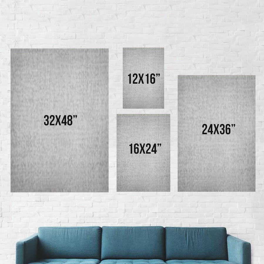 Personalized Canvas, Anniversary Gift For Her For Him Lyrics Song Vertical Canvas Wall Art