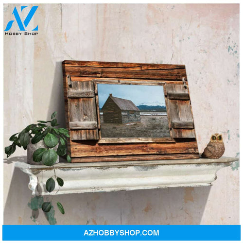 Canvas Wall Decor Farmhouse Window Gorgeous Roadside Views Ohcanvas