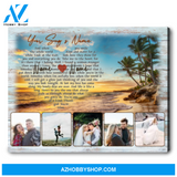 Canvas With Song Lyrics And Picture Gift Ideas Golden Wedding Anniversary