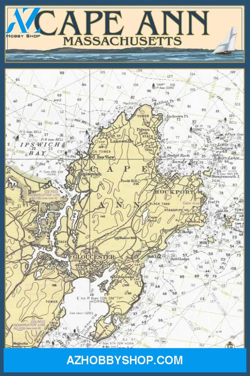 Cape Ann Massachusetts Nautical Chart