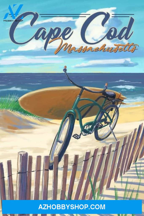 Cape Cod Massachusetts Beach Cruiser On Beach