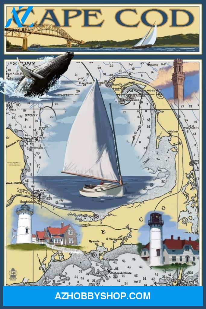 Cape Cod Massachusetts Nautical Chart