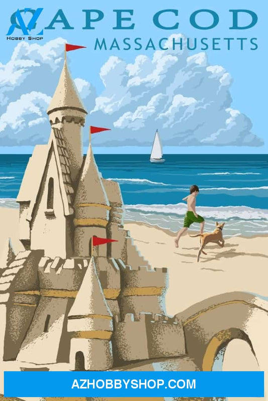 Cape Cod Massachusetts Sand Castle