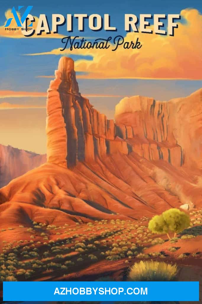 Capitol Reef National Park Utah Oil Painting