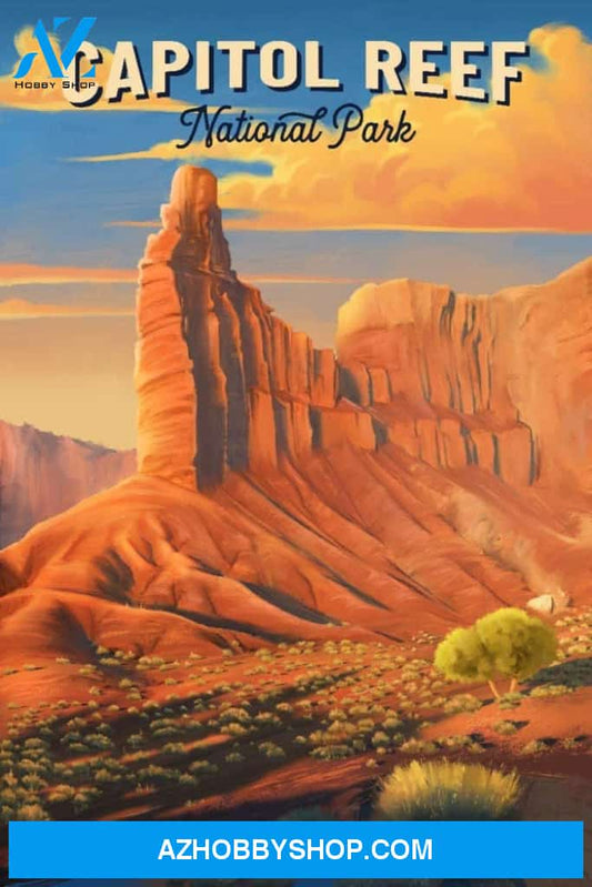 Capitol Reef National Park Utah Oil Painting
