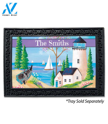 Captain and Crew Personalized Doormat - 18" x 30"