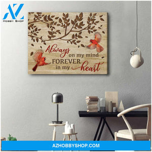 Ohcanvas Cardinal Always On My Mind Canvas Wall Art Decor