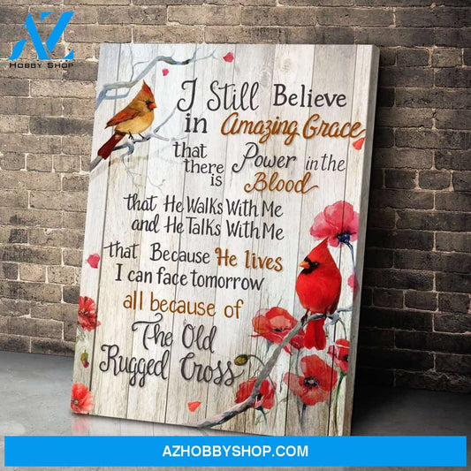 Cardinal Amazing Grace Wall Art Canvas Prints