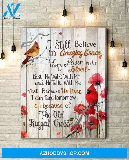 Cardinal Amazing Grace Wall Art Canvas Prints