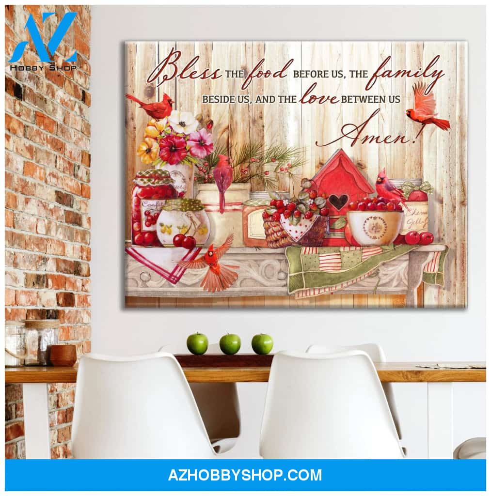 Cardinal Amen Wall Art Canvas Prints Unique Gifts