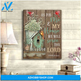 Cardinal And Farmhouse Canvas - Hanging Art For Kitchen
