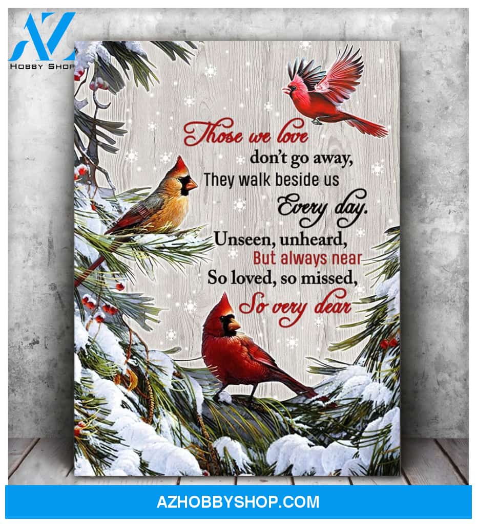 Cardinal Bird - Hanging art For living room