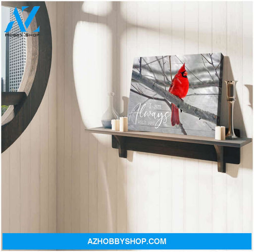Cardinal Canvas always with you Wall Art Decor