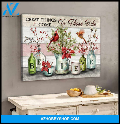 Cardinal Canvas Great Things Wall Art Decor