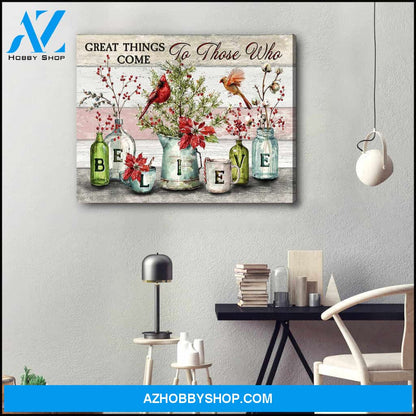 Cardinal Canvas Great Things Wall Art Decor