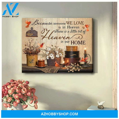 Cardinal Canvas - Hanging Art For Living Room