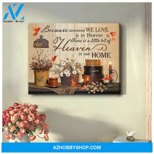 Cardinal Canvas - Hanging Art For Living Room