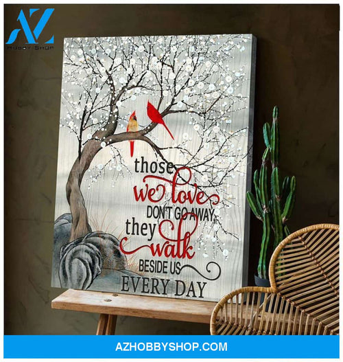Cardinal Canvas - Hanging Art For Living Room