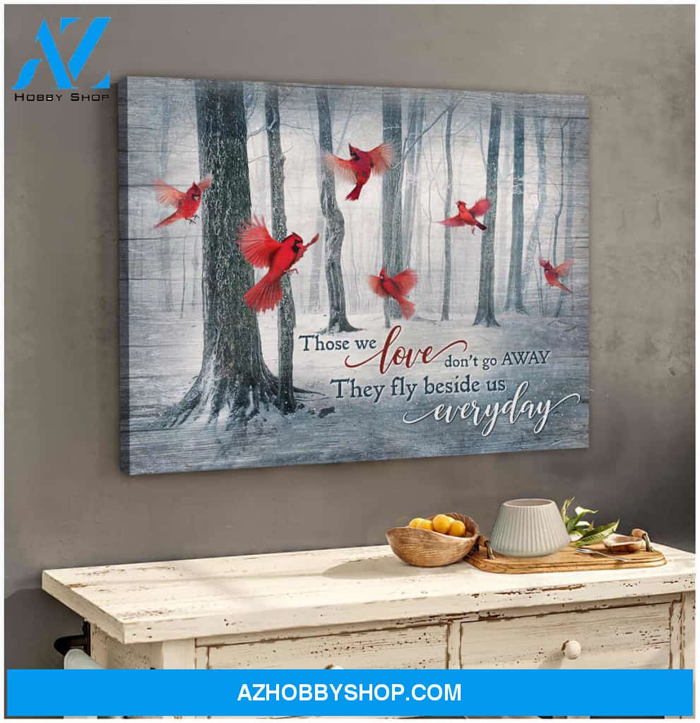Cardinal Canvas Those We Love Wall Art Decor