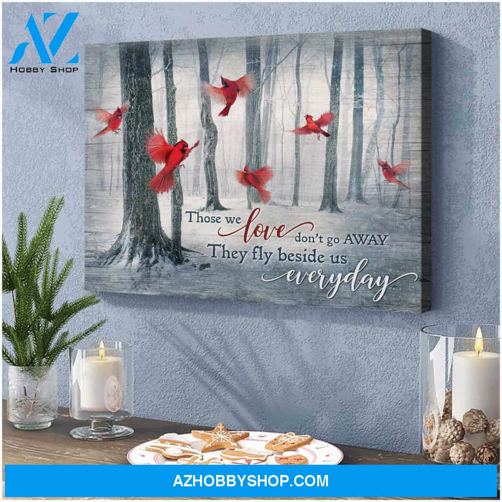 Cardinal Canvas Those We Love Wall Art Decor