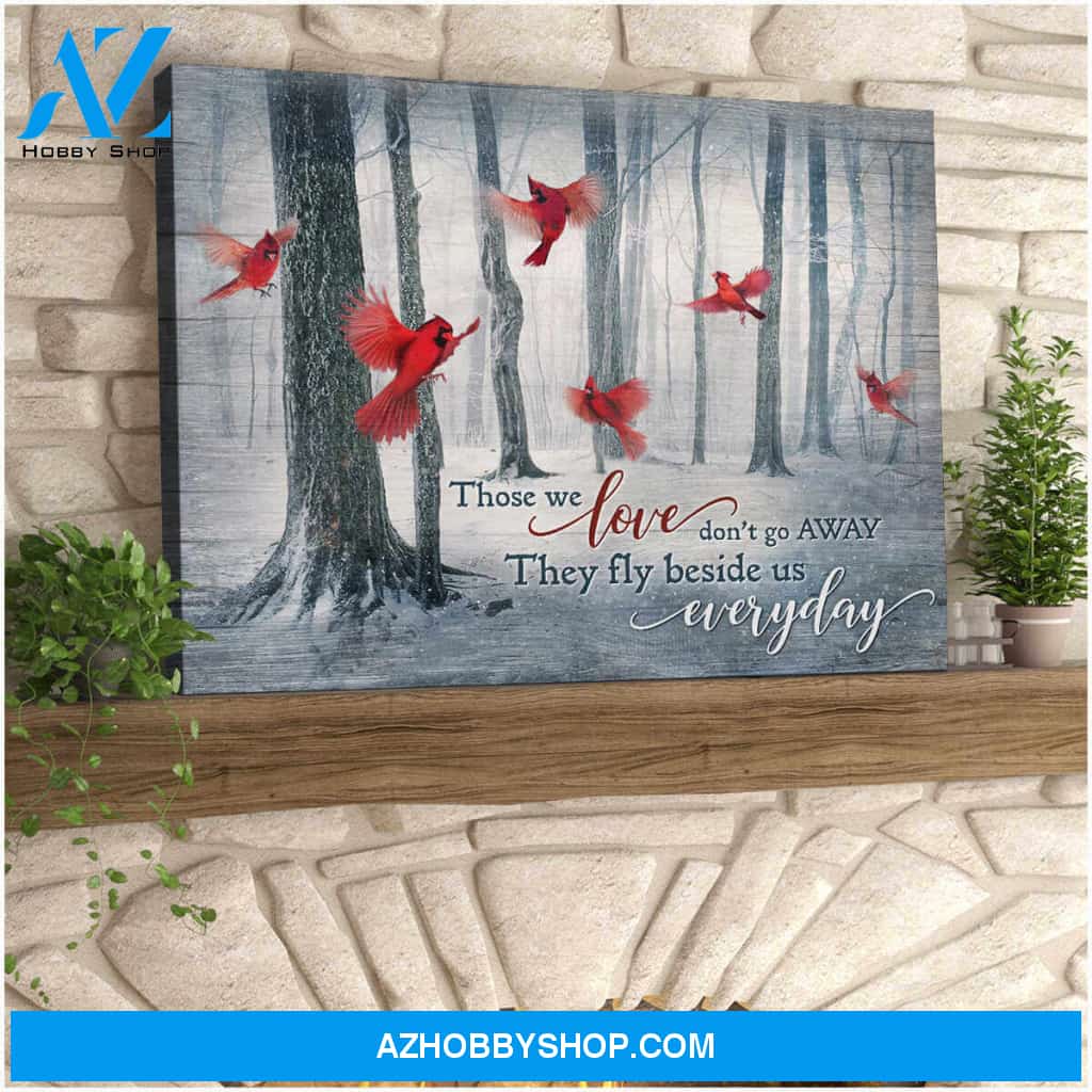 Cardinal Canvas Those We Love Wall Art Decor