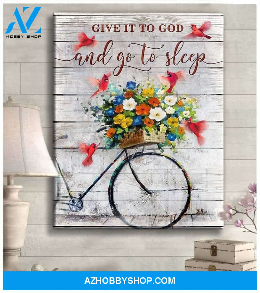 Cardinal Give It To God Canvas Wall Art Unique Gifts
