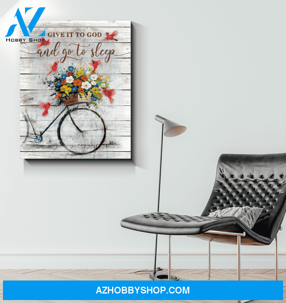 Cardinal Give It To God Canvas Wall Art Unique Gifts