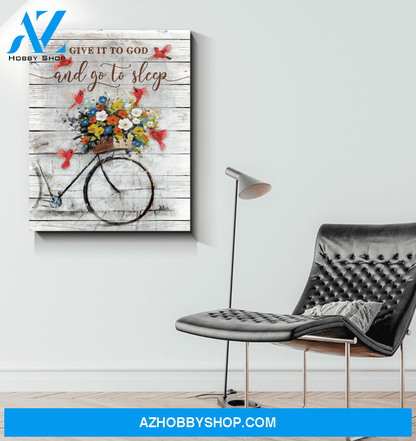 Cardinal Give It To God Canvas Wall Art Unique Gifts