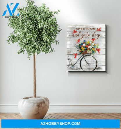 Cardinal Give It To God Canvas Wall Art Unique Gifts