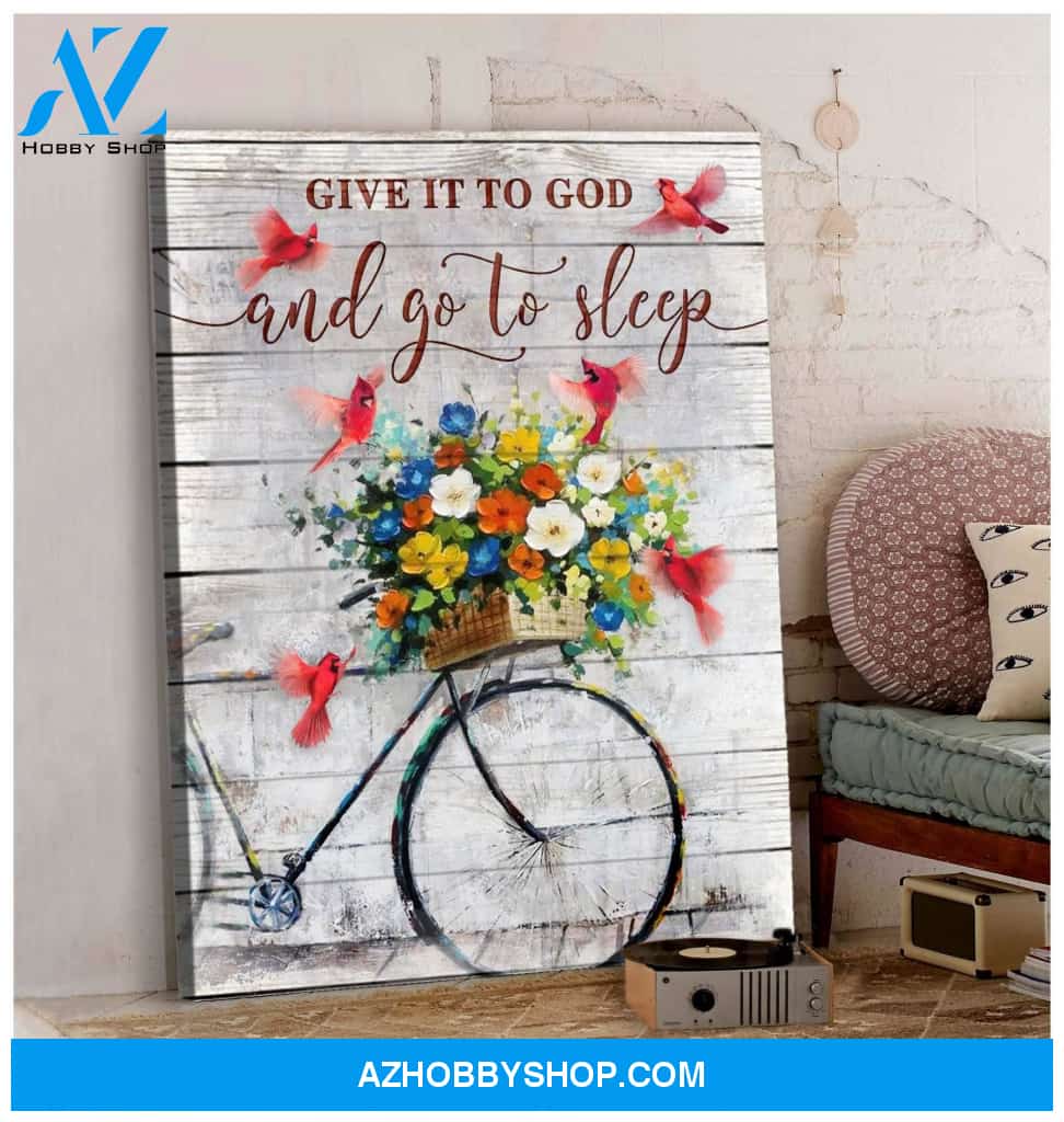 Cardinal Give It To God Canvas Wall Art Unique Gifts