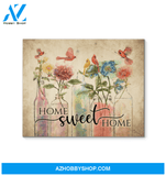 Cardinal Home Sweet Home Wall Art Canvas Prints