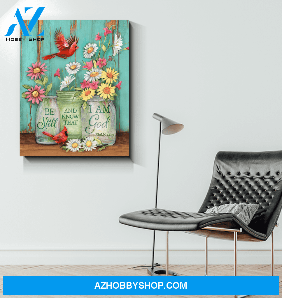 Cardinal I Am God Wall Art Canvas Prints