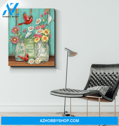 Cardinal I Am God Wall Art Canvas Prints