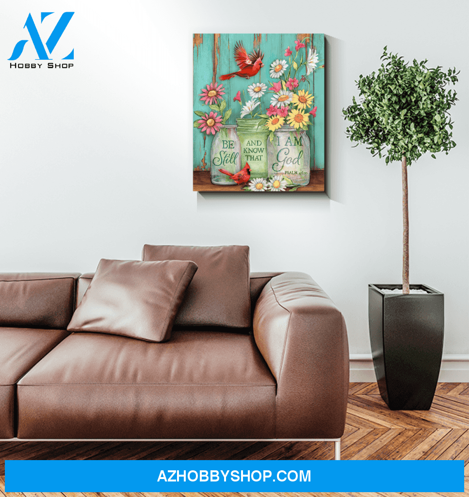 Cardinal I Am God Wall Art Canvas Prints