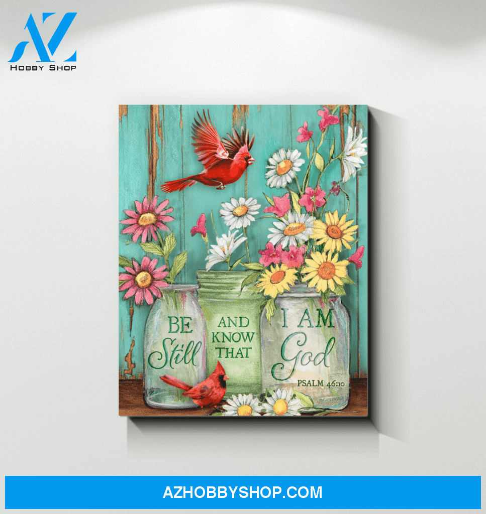 Cardinal I Am God Wall Art Canvas Prints