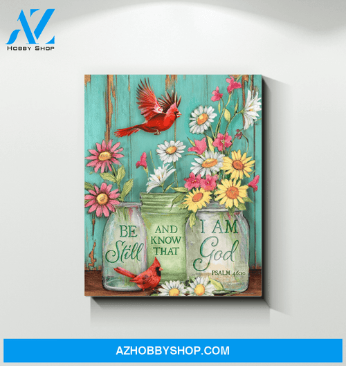 Cardinal I Am God Wall Art Canvas Prints