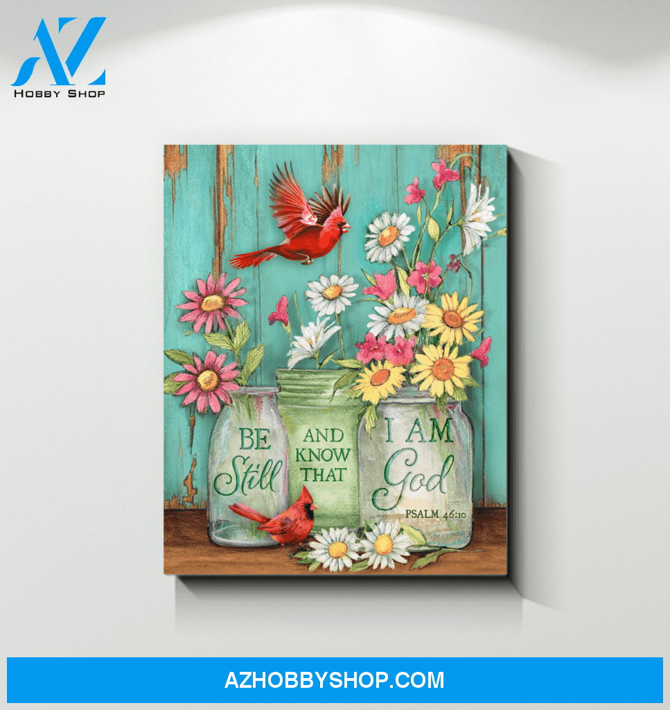 Cardinal I Am God Wall Art Canvas Prints