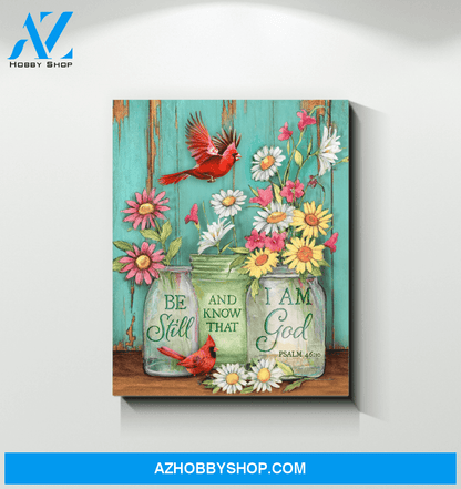 Cardinal I Am God Wall Art Canvas Prints
