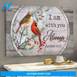 Cardinal - I am with you always Heaven Landscape Canvas Prints, Wall Art