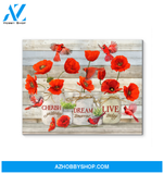 Cardinal Live Today Canvas Wall Art Gift Family