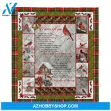 Cardinal Memorial Blanket, I Never Left You, Winter