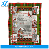 Cardinal Memorial Blanket, I Never Left You, Winter