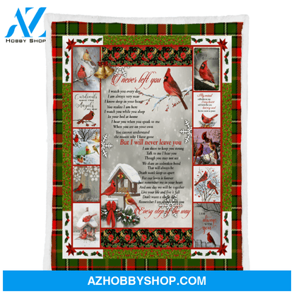 Cardinal Memorial Blanket, I Never Left You, Winter