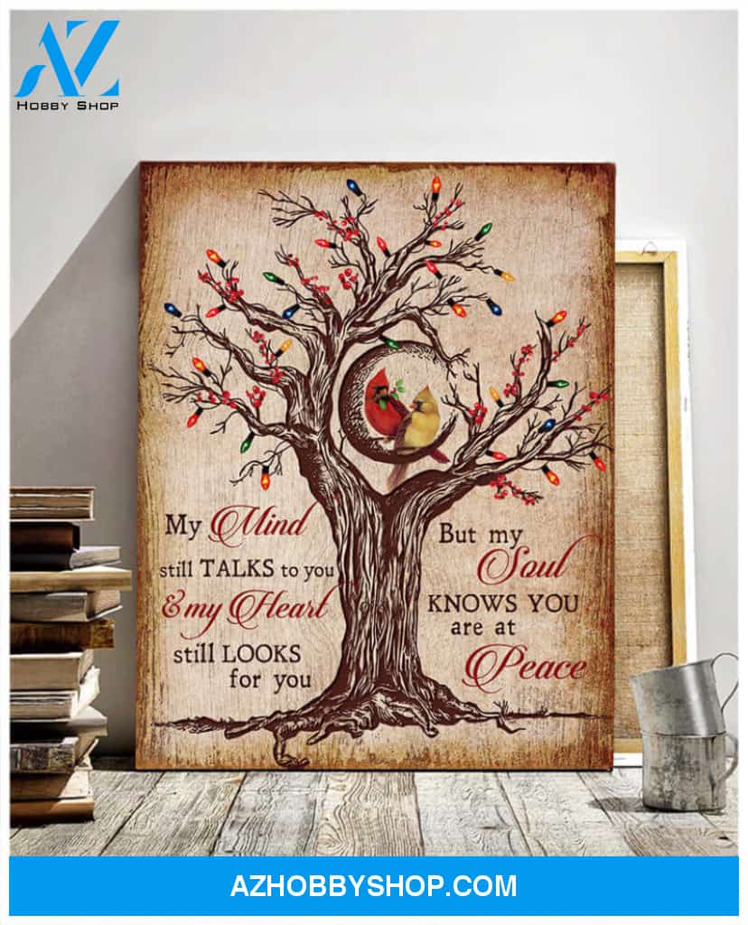 Ohcanvas Cardinal My Mind Still Talks To You Canvas Wall Art Decor