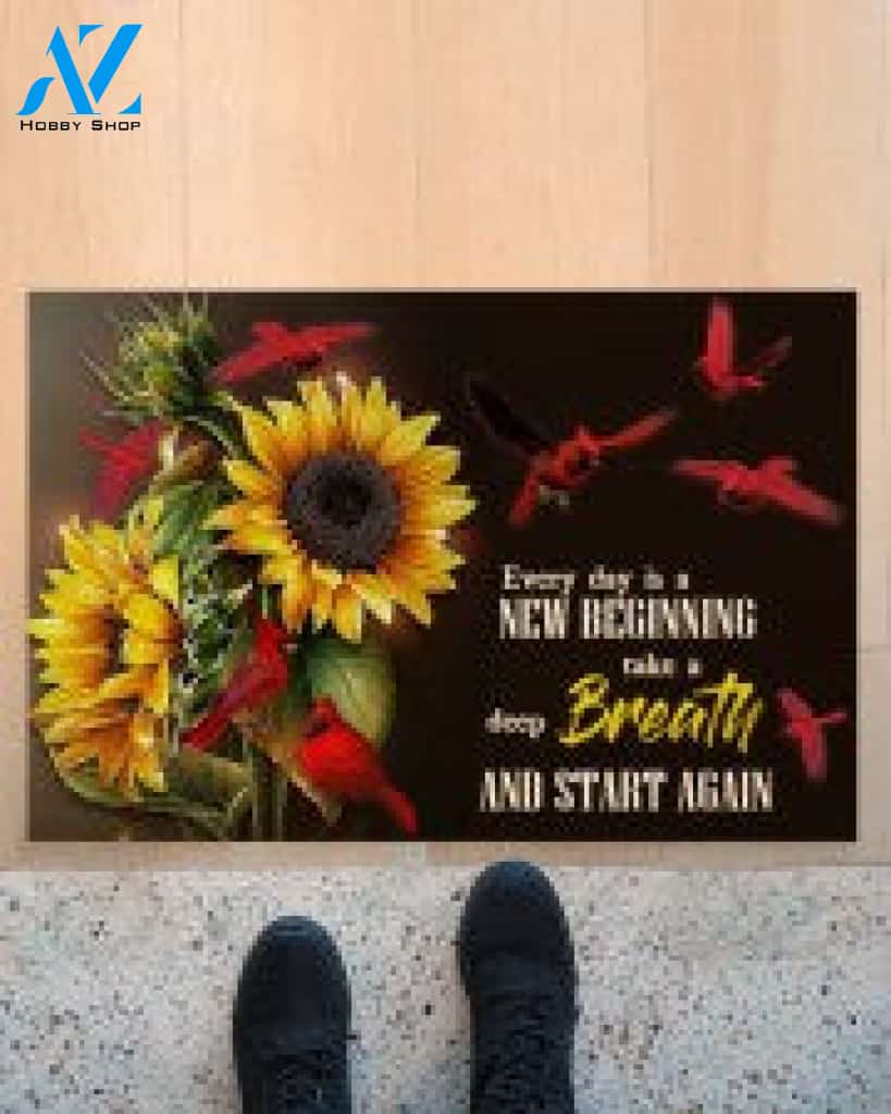 Cardinal New Beginning And Start Again Doormat