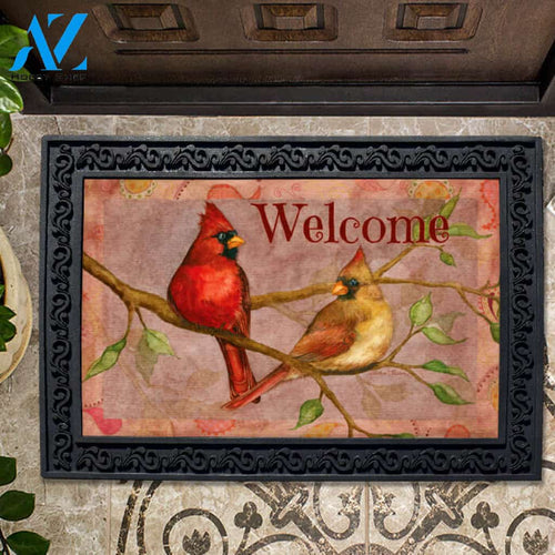 Cardinal Pair Doormat - 18" x 30"