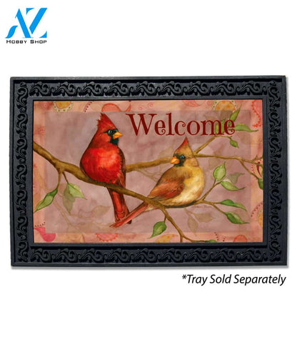 Cardinal Pair Doormat - 18" x 30"