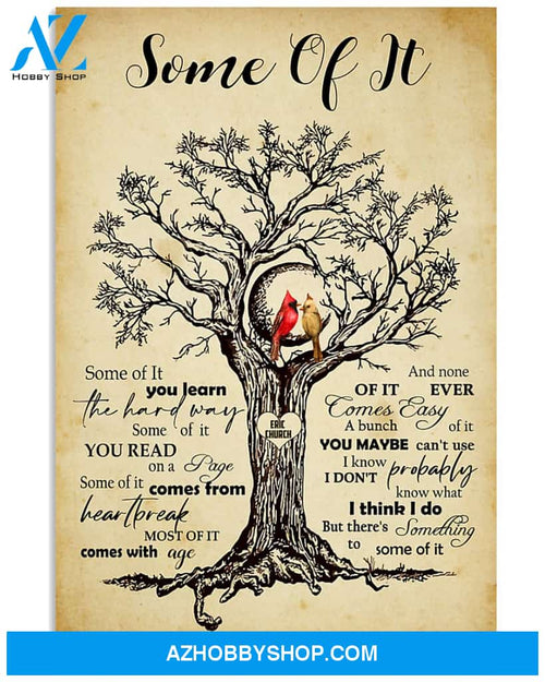 Cardinal Some Of It - Matte Canvas, Gift for you, gift for couple, gift for him, gift for her