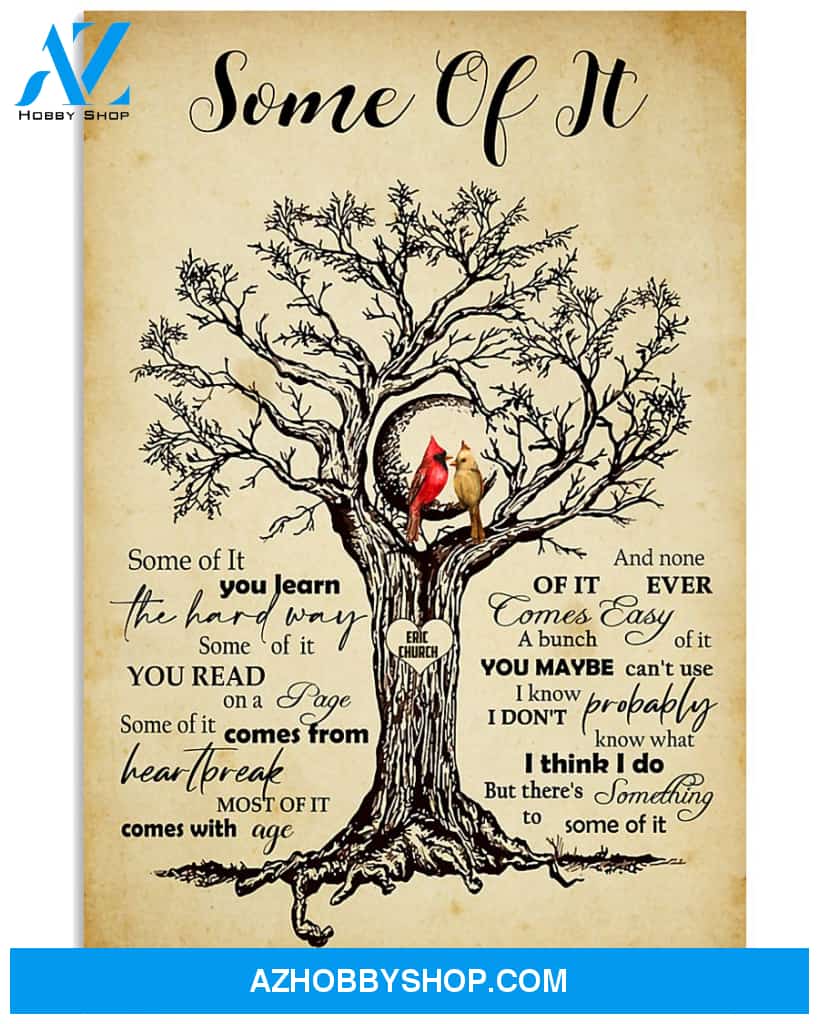 Cardinal Some Of It - Matte Canvas, Gift for you, gift for couple, gift for him, gift for her