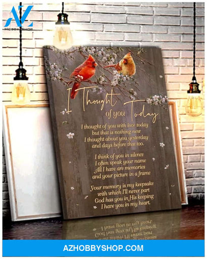 Cardinal Today Wall Decor Canvas Wall Art, Wall Decor Visual Art